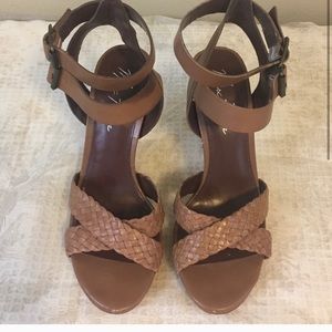 Marc fisher 7.5 brown 4 inch high heels